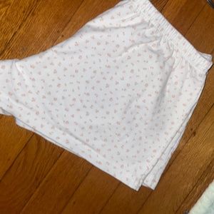 NWOT/ never worn floral Emery cotton shorts brandy